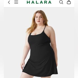 HALARA CLOUDFUL “EASY PEEZY” DRESS NWT